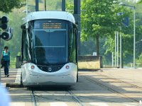 IMG 9062  Rouen s&#39;engage et c&#39;est une joyeuse pagaille dans le tram , sans les pousseurs du RER A.
