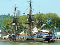 IMG 9227  La réplique du Götheborg a refait, après son inauguration, le même voyage que le Götheborg original. Ce dernier avait coulé dans le port de Göteborg le 12 septembre 1745 en revenant de Chine (l&#39;expédition de 1745 fut malgré tout rentable car l&#39;essentiel de la cargaison de porcelaine put être sauvée).