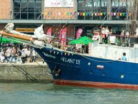 IMG 9248  L&#39;Atlantis est un trois-mâts goélette appartenant à la compagnie The Tallship Company des Pays-Bas. Bateau sans mât à l&#39;origine, il commence une longue carrière de caboteur dans l&#39;estuaire de l&#39;Elbe, sous le nom d’Elbe 2.