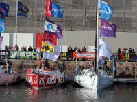 IMG 3091  Le parcours est le même pour tous ce qui nous a amené à organiser des départs décalés : les monocoques Imoca et Class40’ partiront le 3 novembre devant le Havre, tandis que les multicoques feront leur prologue avant de rentrer au bassin Paul Vatine. Les Multi-50 s’élanceront le mardi suivant (5 novembre) et les MOD-70 le vendredi 8 novembre. Cela va permettre de regrouper les arrivées à Itajaí.