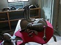 P1170369  Dans ce Château, la visite des greniers est autorisées.